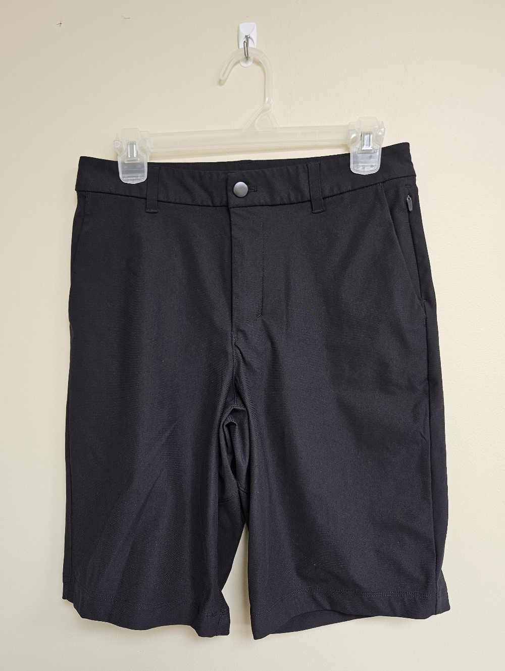 Lululemon Commission Shorts Relaxed *Warpstreme Mens Sz 28 Black M7A83S